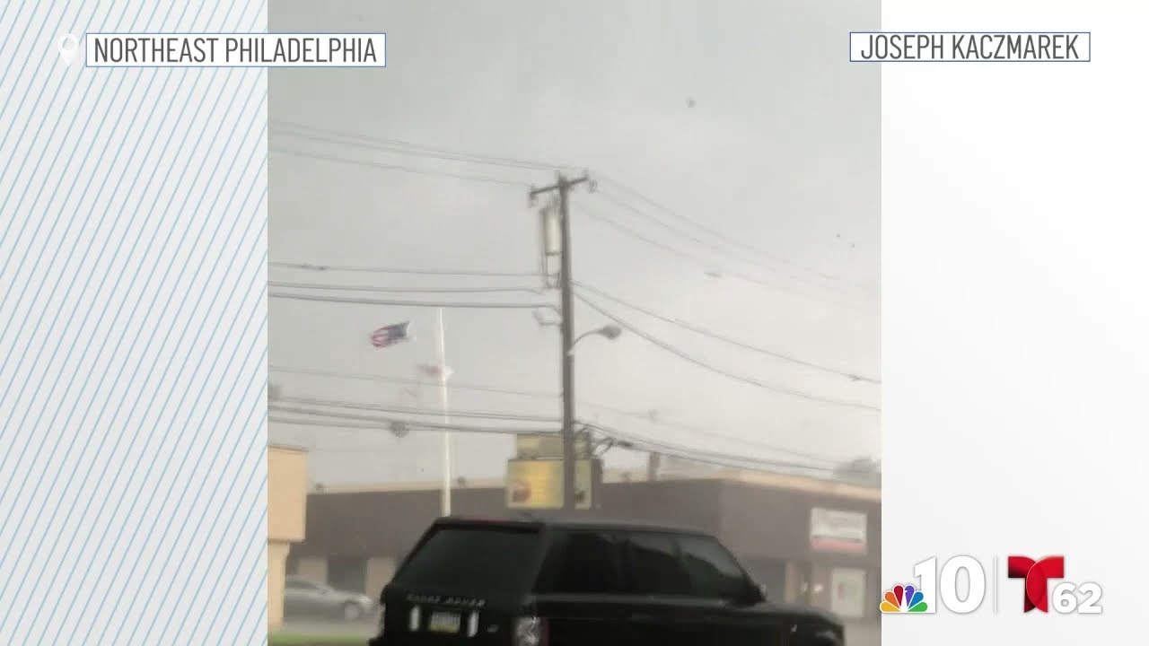 Tornado Leaves Path of Destruction Along Philly-Bucks County Border | NBC10  - YouTube