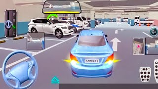 A New Blue Car Parking The Garage 😱 Amazing Gaming 3D Android Simulator #gameplay  screenshot 3