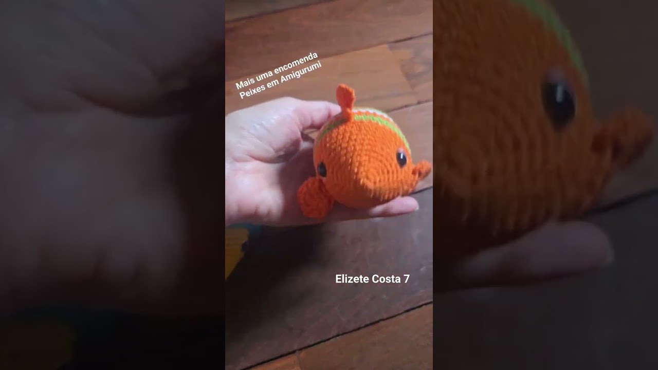 Peixe Em Amigurumi