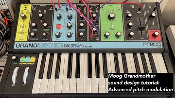 Moog Grandmother sound design tutorial: Lisa Bella Donna Patch book 2: advanced pitch modulation