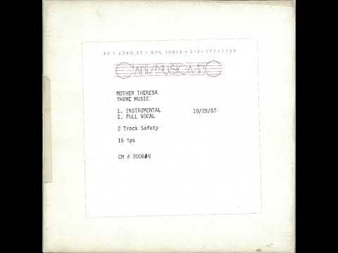 Mother Teresa - Suzanne Ciani