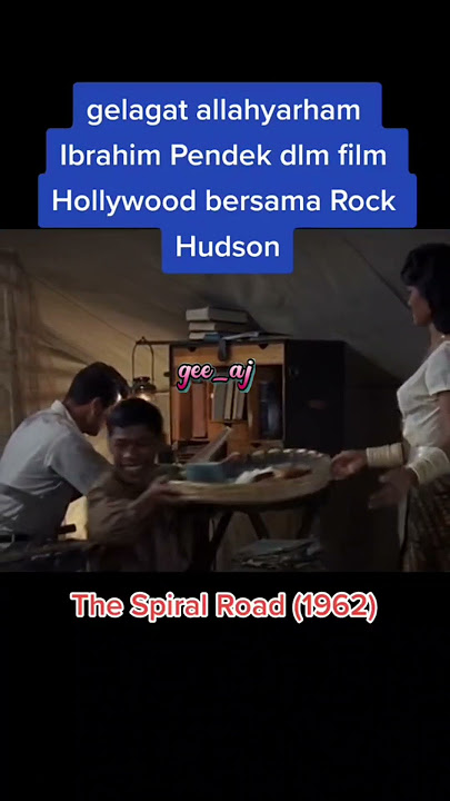 Gelagat Allahyarham Ibrahim Pendek dalam filem Hollywood.