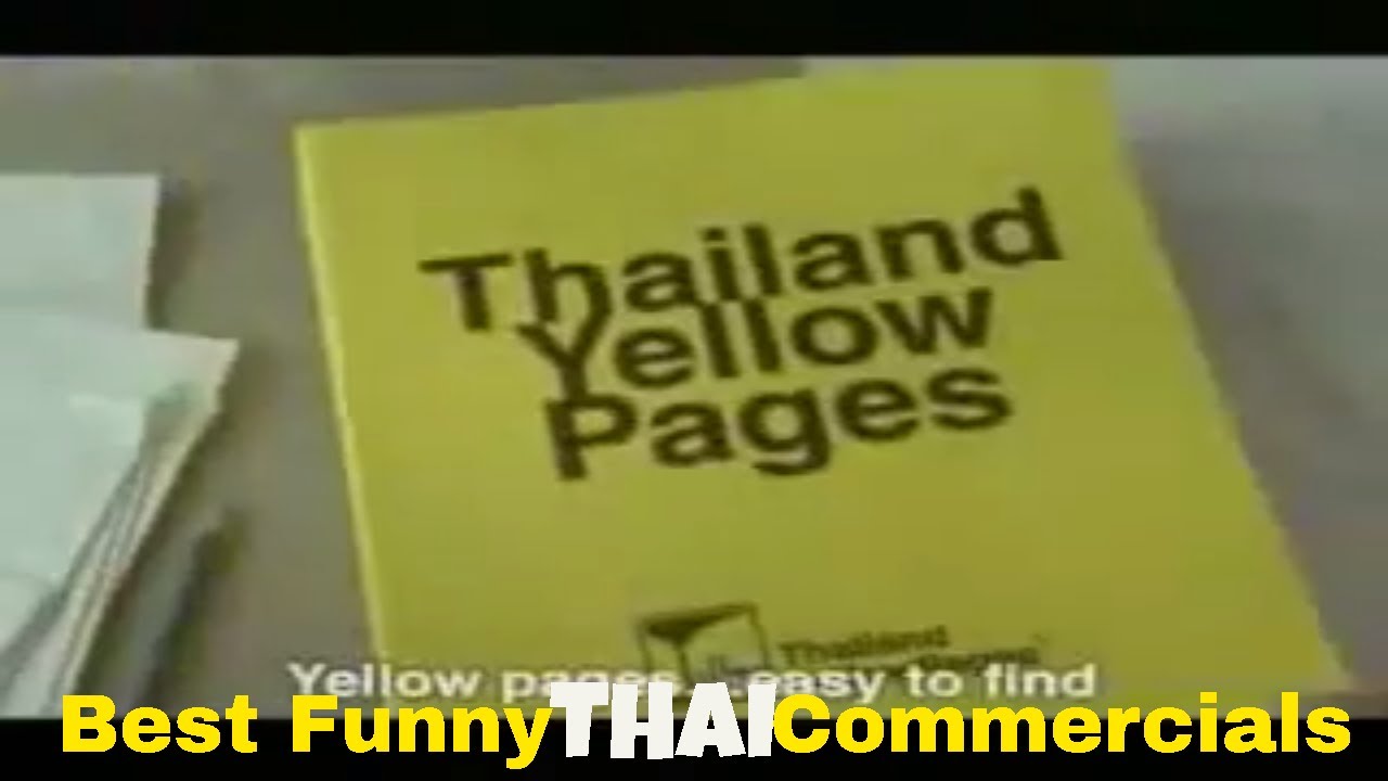 Thai Funny video commercials From the old days of Yellow pages [part