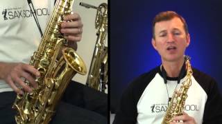 Saxophone Instrumental :Three Little Birds by Bob Marley -  How to play on alto sax