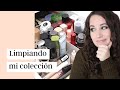 Decluttering de bases de maquillaje, polvos y primers | Limpieza y purga de mi maquillaje #4