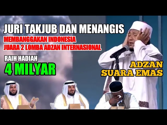 Indonesia Juara 2 Lomba Adzan Internasional Peserta dari Aceh class=