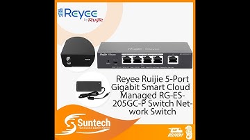 Reyee SwitchRG ES205GC P, 5 Port Gigabit Smart Cloud Mananged PoE SwitchSeries   Ruijie networks
