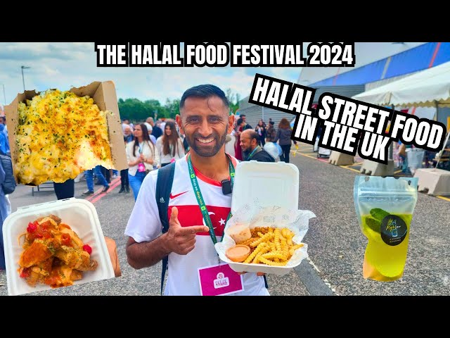 EXTREME HALAL Street Food Tour In UK | The HALAL Food Festival 2024! NEC BIRMINGHAM! class=