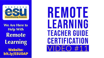 Remote Learning Teacher Guide Certification