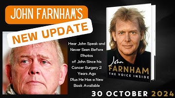 Hear "THE VOICE" John Farnham SPEAK For The First Time After Throat Cancer with Jaw Reconstruction!
