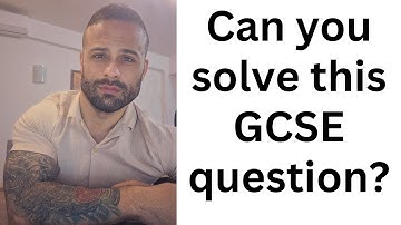 can you do this gcse question?