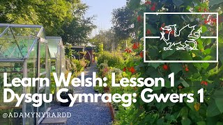 Learn Welsh in the Garden Lesson 1: Greetings and introductions / Dysgu Cymraeg yn yr ardd Gwers 1