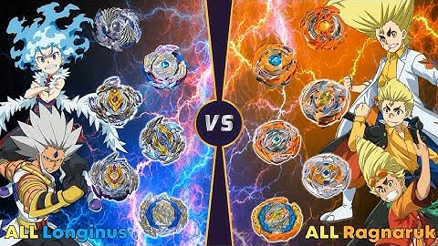 베이블레이드 버스트 BU 【ALL 롱기누스 VS ALL 라그나로크】 릴레이 배틀 ベイブレードバーストBU Beyblade Burst BU