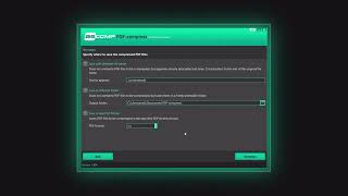 PDF-compress: Compresses your PDF files reliably and in the best possible way
