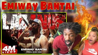 EMIWAY BANTAI - LAZANUS | OFFICIAL MUSIC VIDEO | REACTION