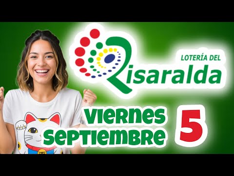 Resultado LOTERIA DEL RISARALDA Viernes 5 de Septiembre de 2025