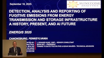 Talk #13 - Detection Reporting and Analysis of Fugitive Emissions