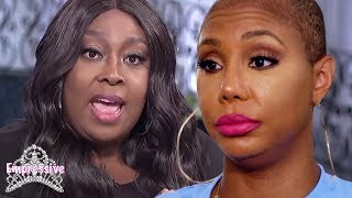 Tamar Braxton is upset that Loni Love revealed why she was fired. She blames her sister!