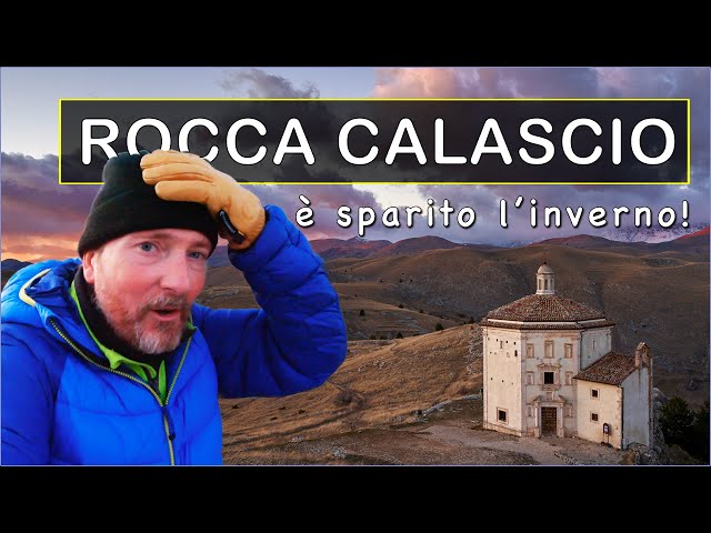 ROCCA CALASCIO : Tramonto epico sul castello più alto d'Italia - Gran Sasso Campo Imperatore Abruzzo
