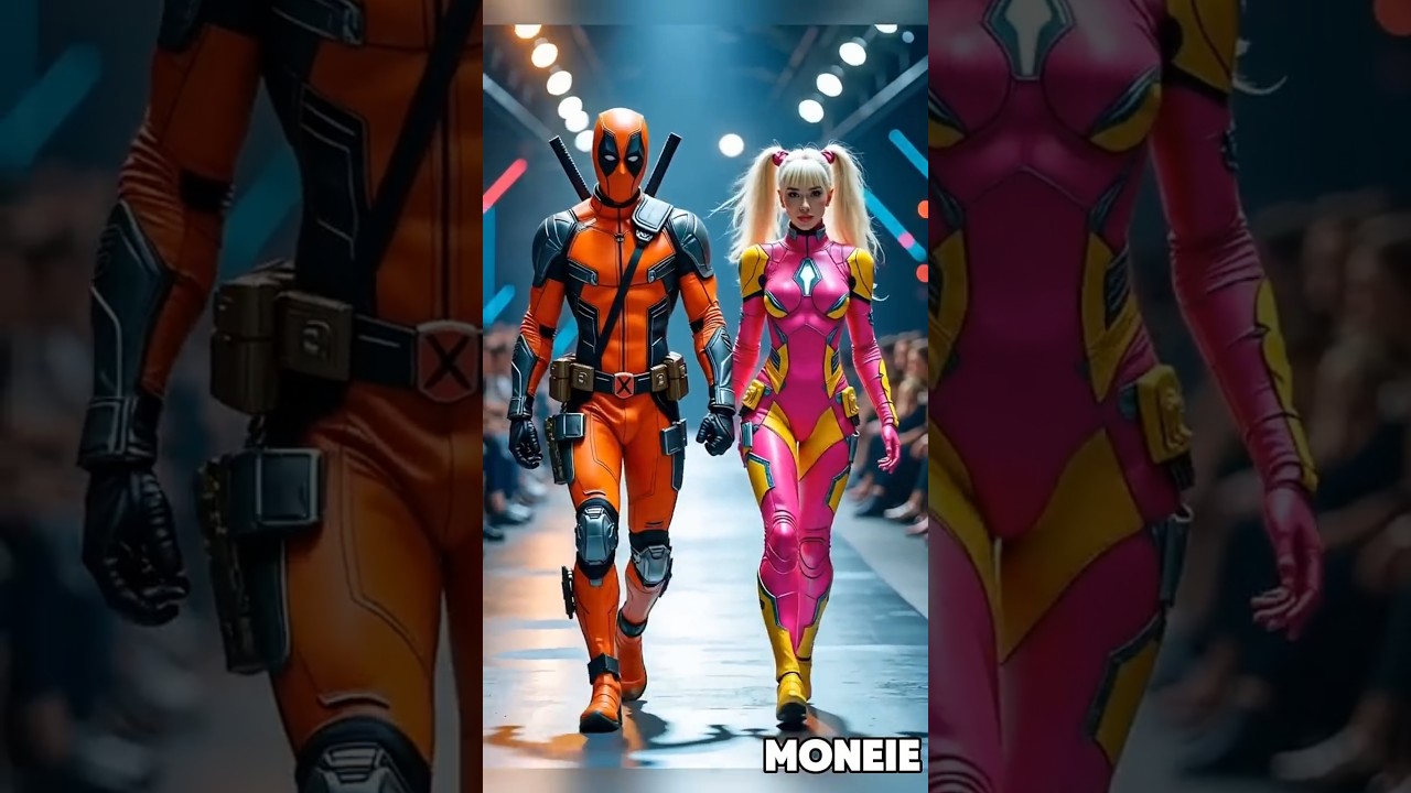 Deadpool and Iron-girl growth 