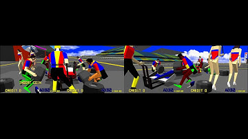 MAME - Virtua Formula - 4 Players Linked Up