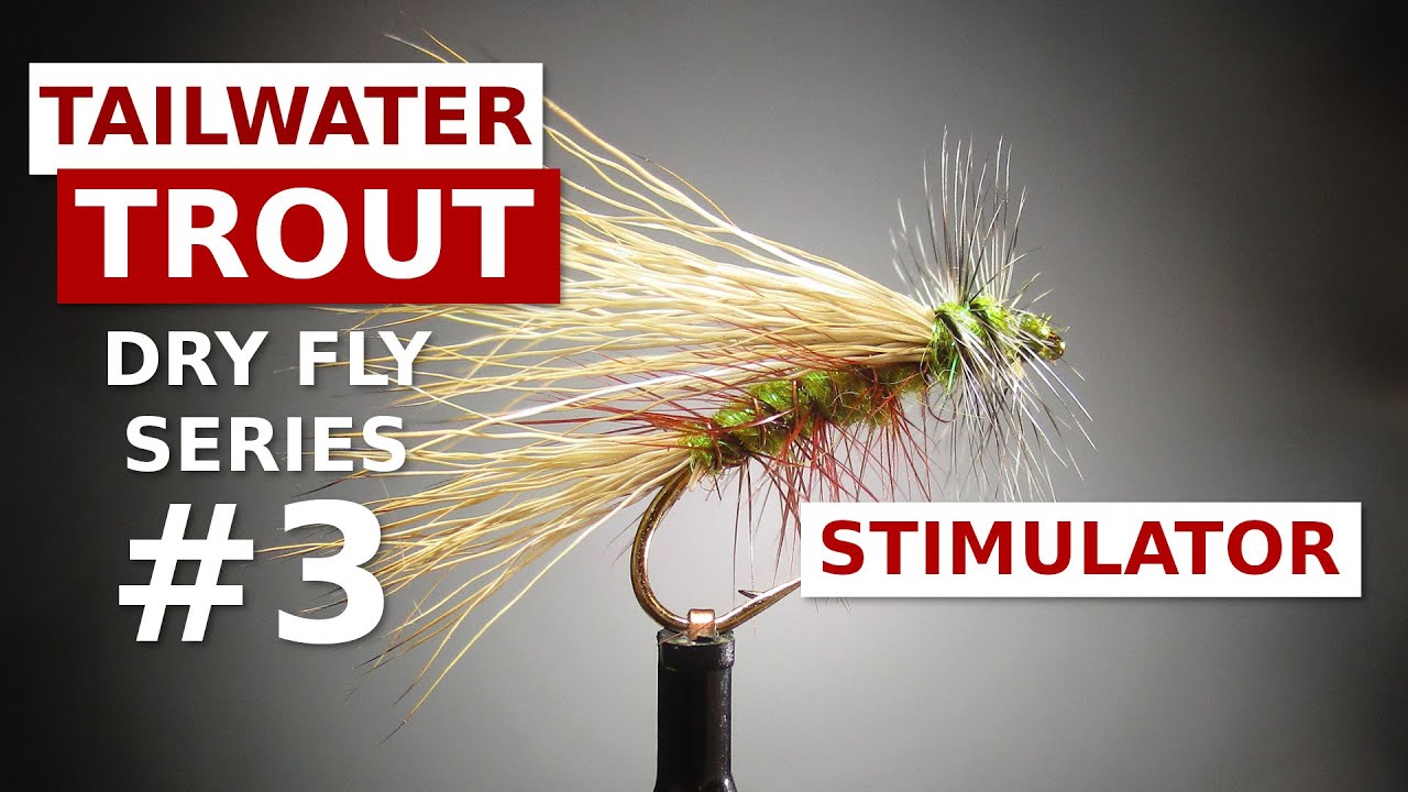 Olive Stimulator (Dry Fly) - Trout Fly Tying for Beginners 