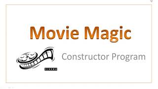 Movie Magic Program using Constructor  | Java | ICSE
