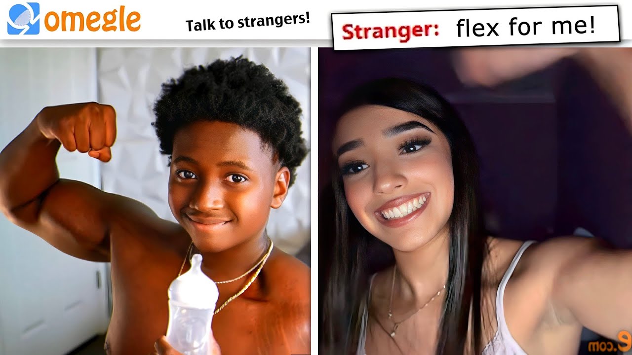 Розыгрыш с детским личиком на Omegle! 👶