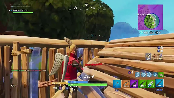 Hunting rifle is the best fortnite sniper