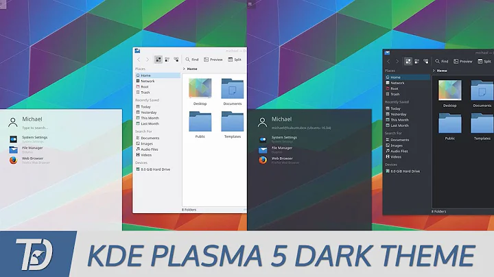 How To Use a Global Dark Theme in KDE Plasma 5 (Breeze-Dark)