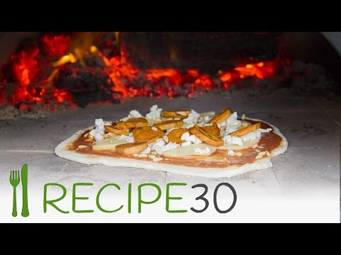 WOOD FIRED PIZZA RECIPE Sweet potato, goat cheese and pinenut