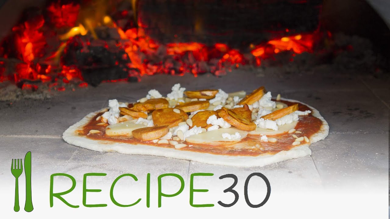 WOOD FIRED PIZZA RECIPE Sweet potato, goat cheese and pinenut | Recipe30