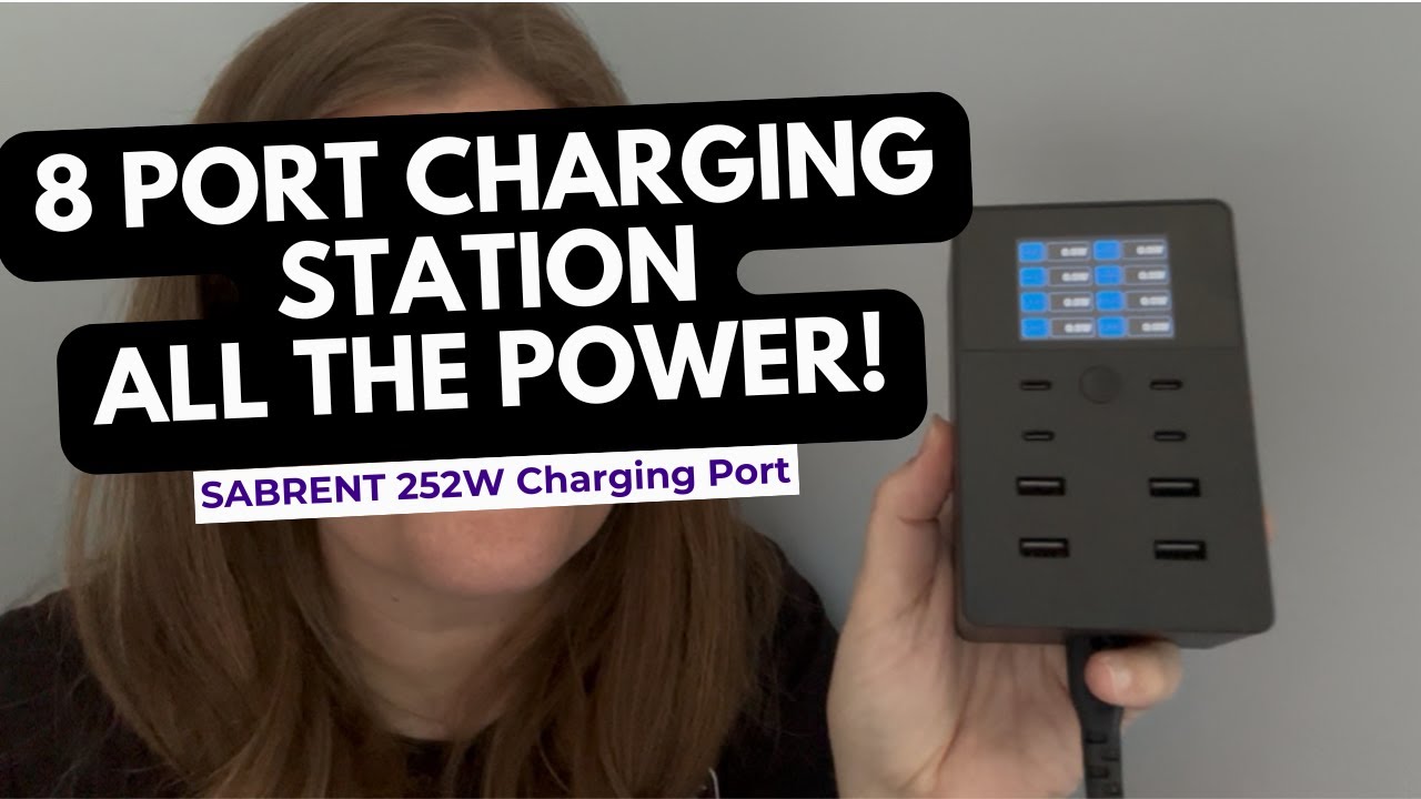 This 252W Charging Station Powers EVERYTHING ⚡😳 | SABRENT 8-Port Review