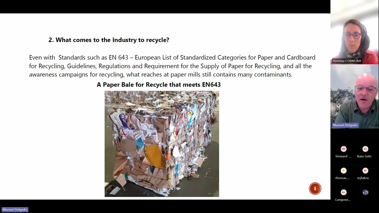 Technologies and challenges in paper and board recycling