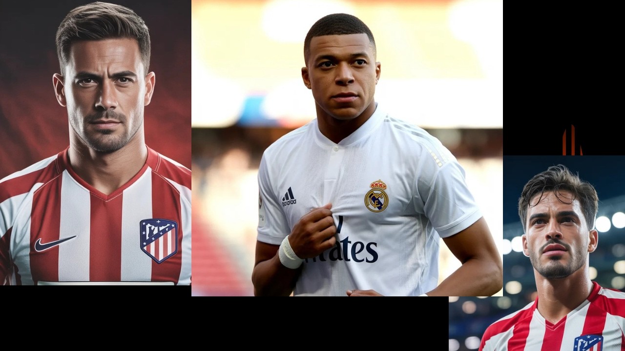 madrid vs atlantico ; the day kylian mbappe surprise this two atlantico madrid players