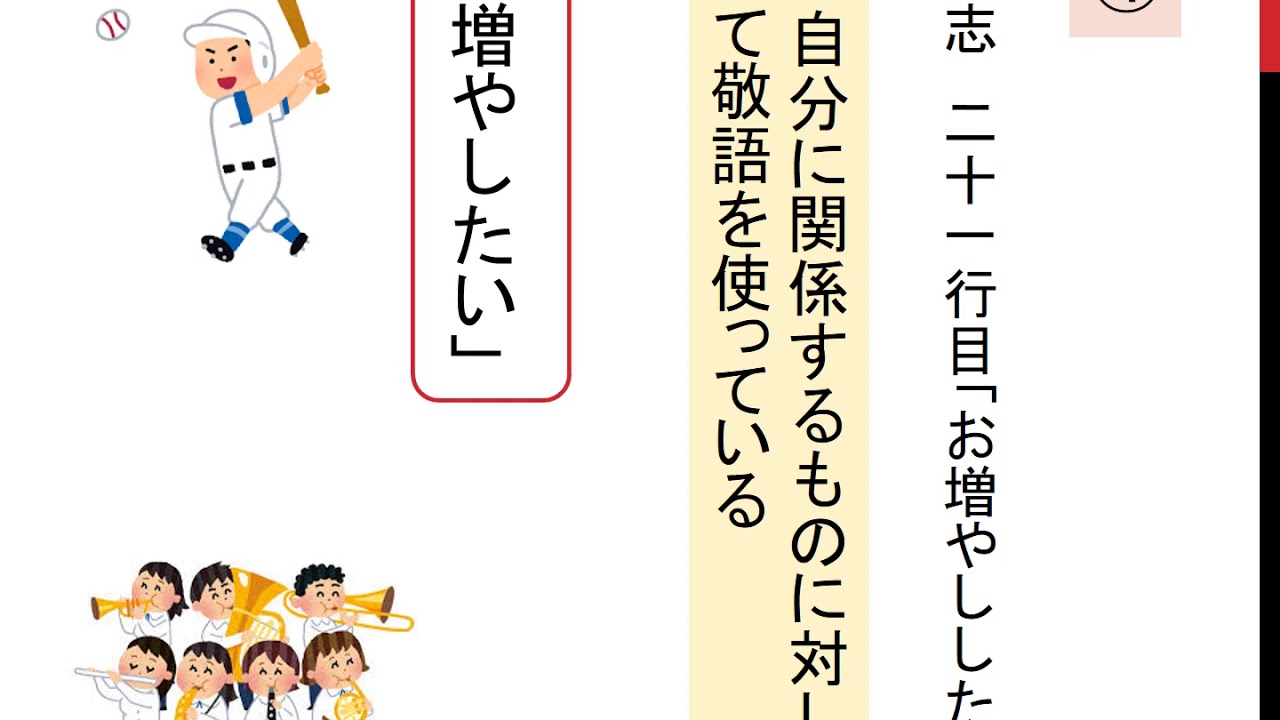 中３国語 東京書籍 言葉を磨く 間違えやすい敬語 Youtube