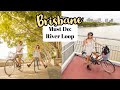 Must Do Brisbane: Cycling Brisbane's River Loop!  🚲 Queensland Travel Vlog