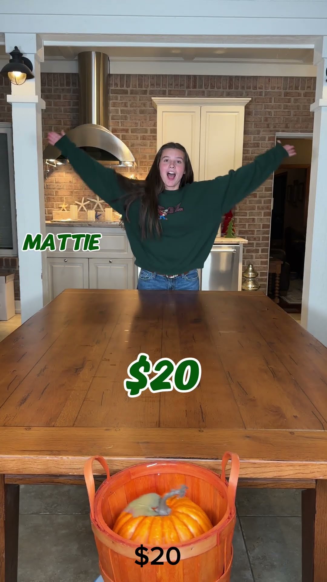 Pumpkin Money Ball! #thanksgiving  #familychallenge