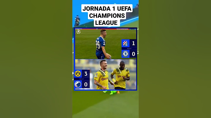 RESULTADOS DE PARTIDOS DE LA JORNADA 1 DE LA UEFA CHAMPIONS LEAGUE