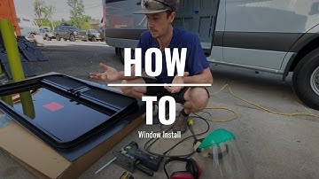 HOW TO Install CR Laurence Windows in a 2020 Mercedes Sprinter 4x4 | Rossmönster Vans