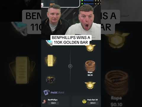 benphillips wins 110K golden bar #casino