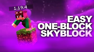 HOW TO INSTALL OneBlock SKY BLOCK Map for Minecraft 1.19.4 ! Download and Play