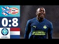 3 Tore in 4 Minuten! PSV glänzt & feiert Quasi-Meisterschaft | SC Heerenveen - PSV Eindhoven image