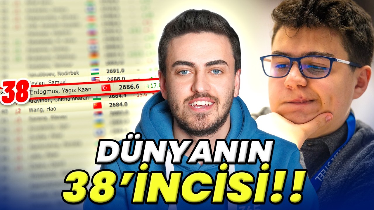 Yağız Kaan Erdoğmuş DÜNYANIN 38.Sİ!! - Satranç Gündemi 18. Bölüm