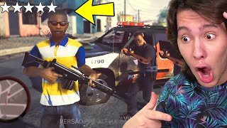 TENTANDO SOBREVIVER A 5 ESTRELAS NO GTA BRASILEIRO!! (171)