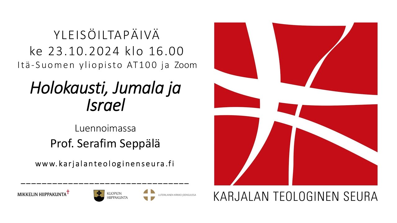 Holokausti, Jumala ja Israel - KTS:n yleisöiltapäivä 23.10.2024