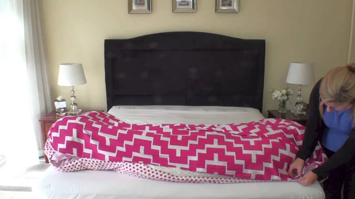 How to put on a quilt cover the easy way