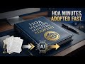 Stop Procrastinating on Minutes — Let AI Draft Them
