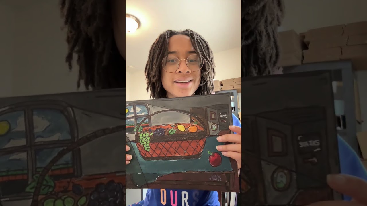 Showing one of my paintings I made in 2023! I love this one!should I recreate it? What do you think?