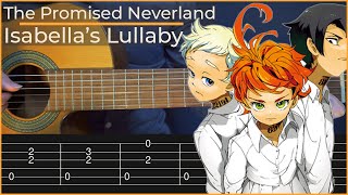 The Promised Neverland - Isabella's Lullaby (Simple Guitar Tab)